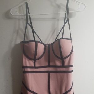 Fashion Nova Mini Suede dress